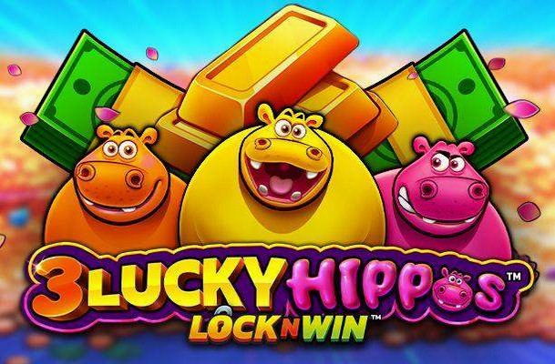 3 Lucky Hippos Lock and Win von Games Global